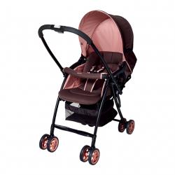 aprica stroller brown