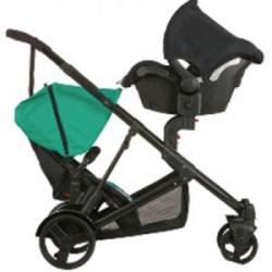 bertini double pram