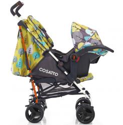 New Cosatto To and fro reversible pushchair in pitter patter with footmuff & pvc 