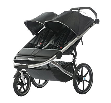 Thule double hot sale stroller used