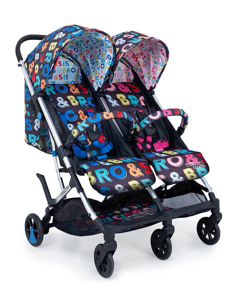 cosatto double buggy monster